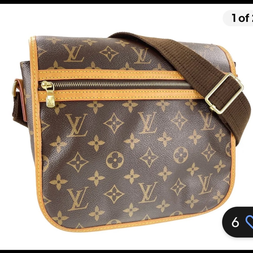 Louis Vuitton MonogramMessenger Bosphore PM Leather Brown Shoulder bag 1010